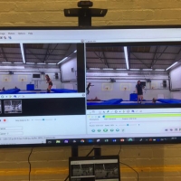 GIS donate a TV to Cangaroos for training