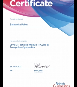Sam and Reuben pass their L3M1 coaching award